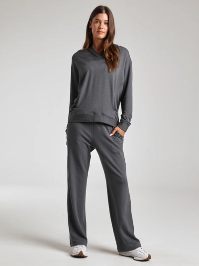 Tenderblend Malibu Ultra-Soft Micromodal Straight-Leg Sweatpants