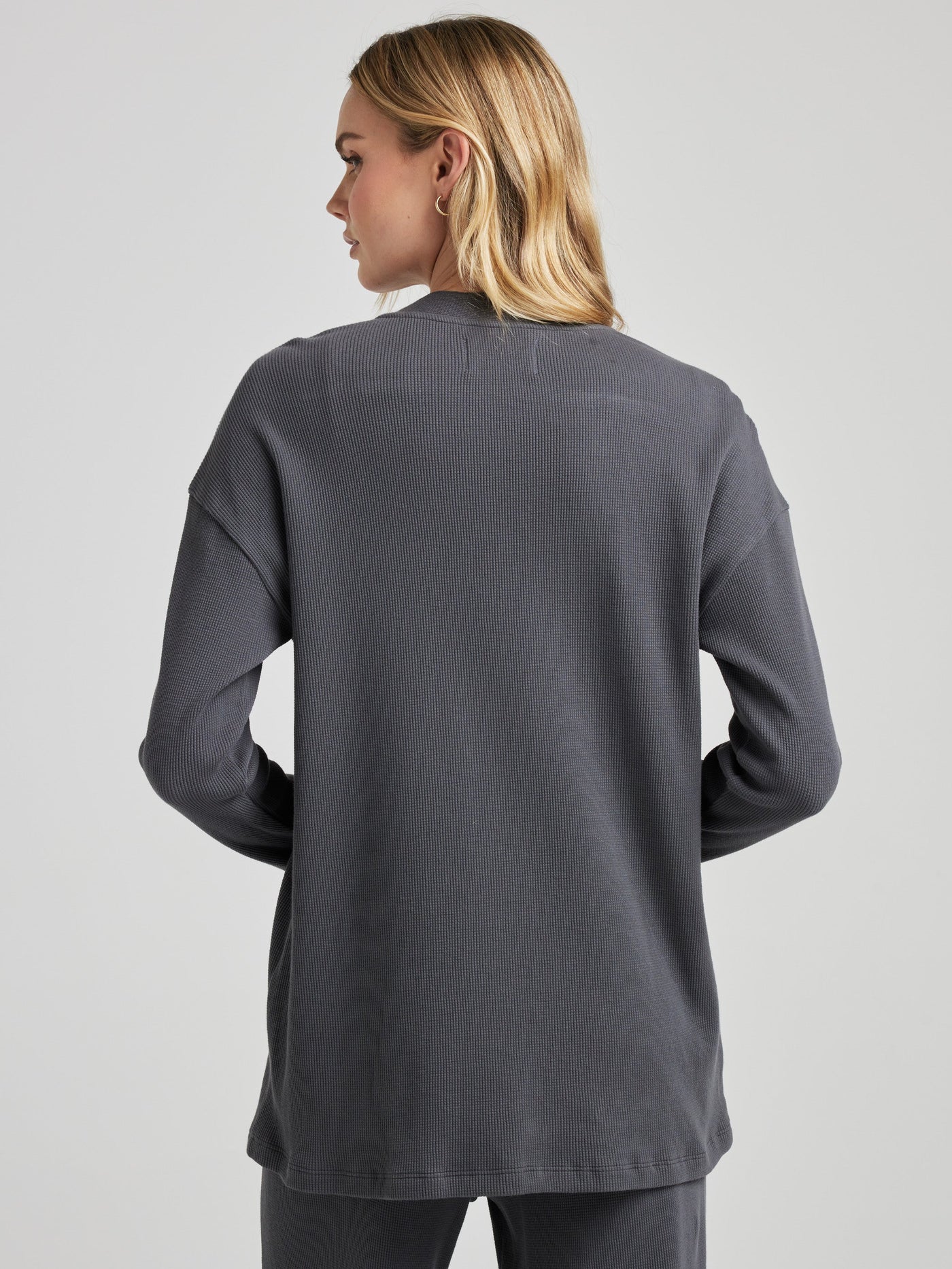 Organic Thermal Relaxed Cardigan