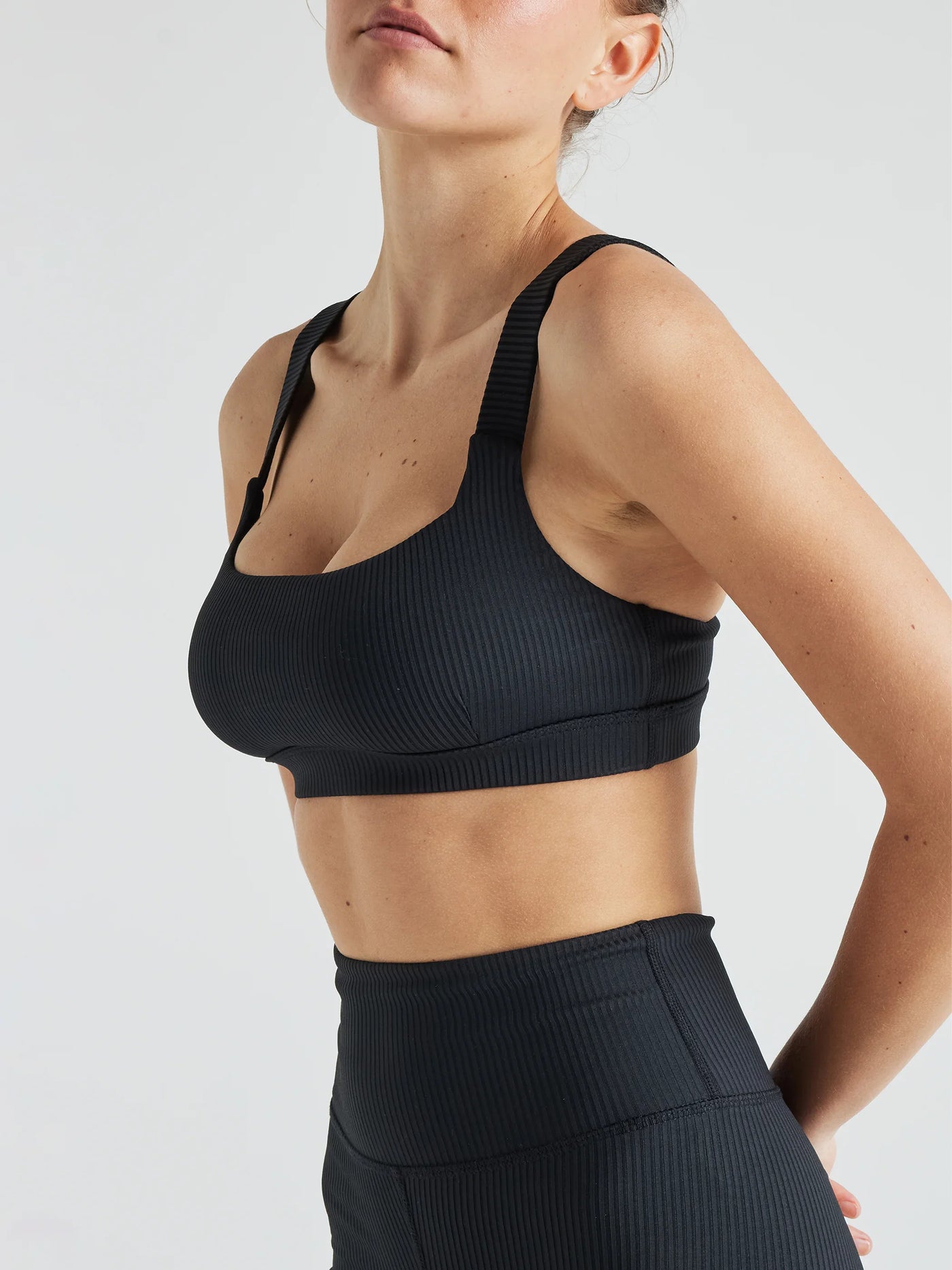 Renew Rib Square Neck Bra