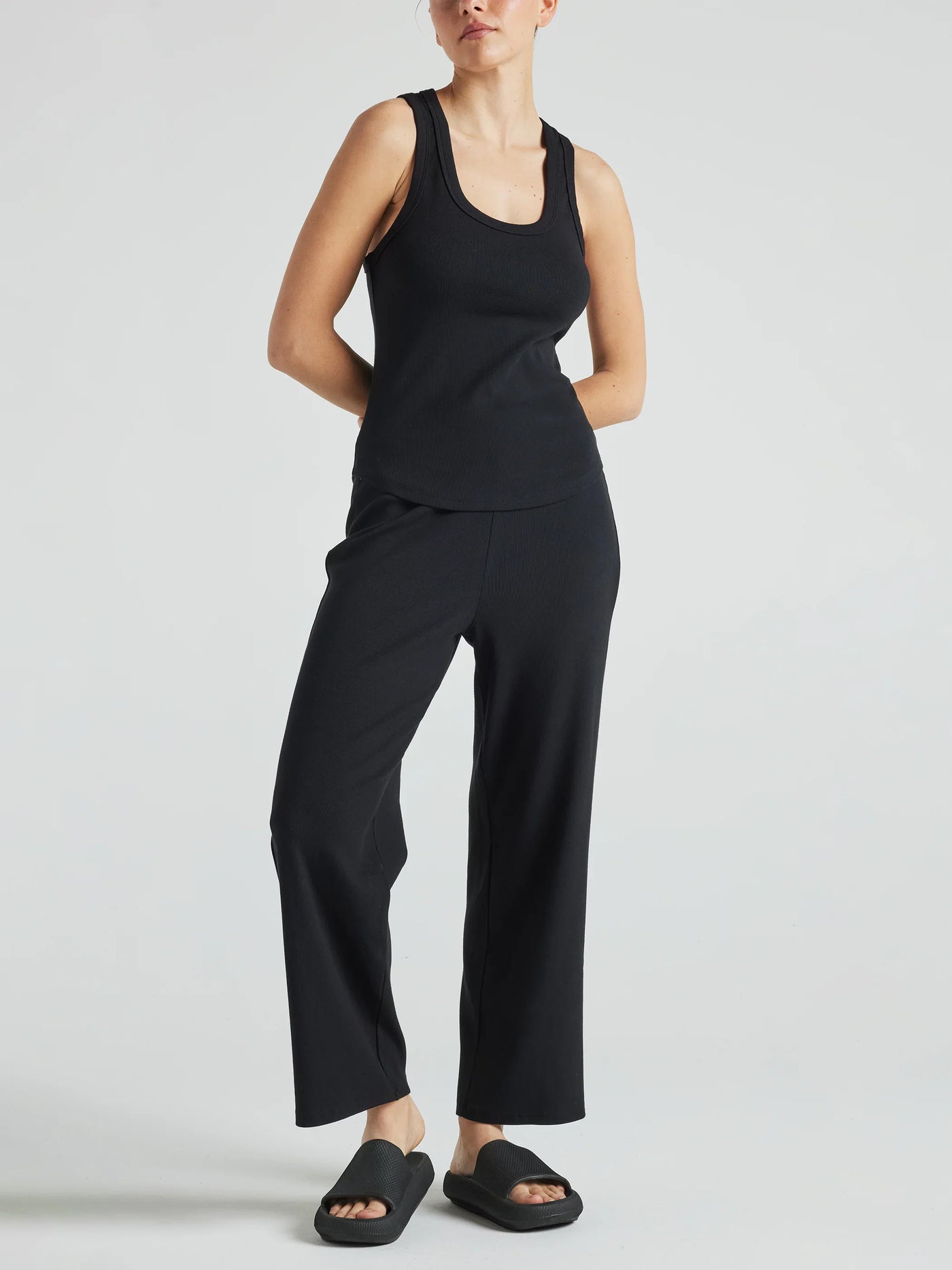 Serene Rib Relaxed Pant