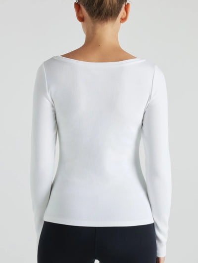 Serene Rib Long Sleeve Top
