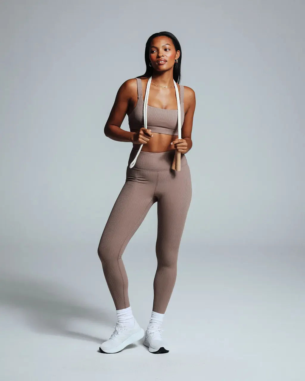 Renew Rib Square Neck Bra